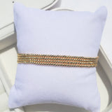 2mm 14k Gold filled Bracelet Set