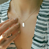 Initial Tag Necklace