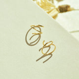 Swirl Hoop Earrings