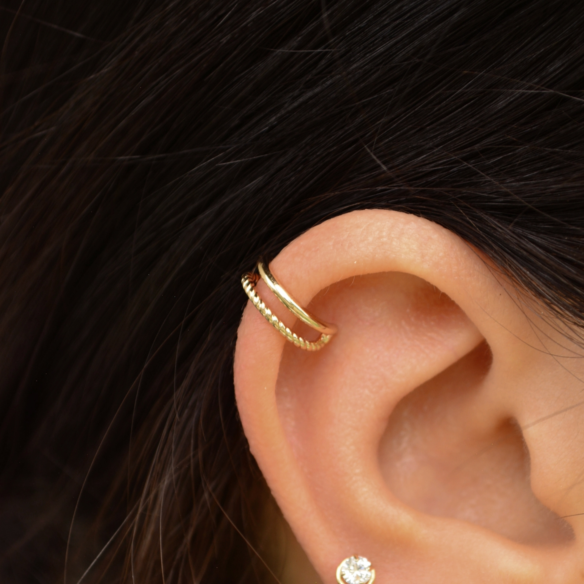 Double 2025 cuff earrings