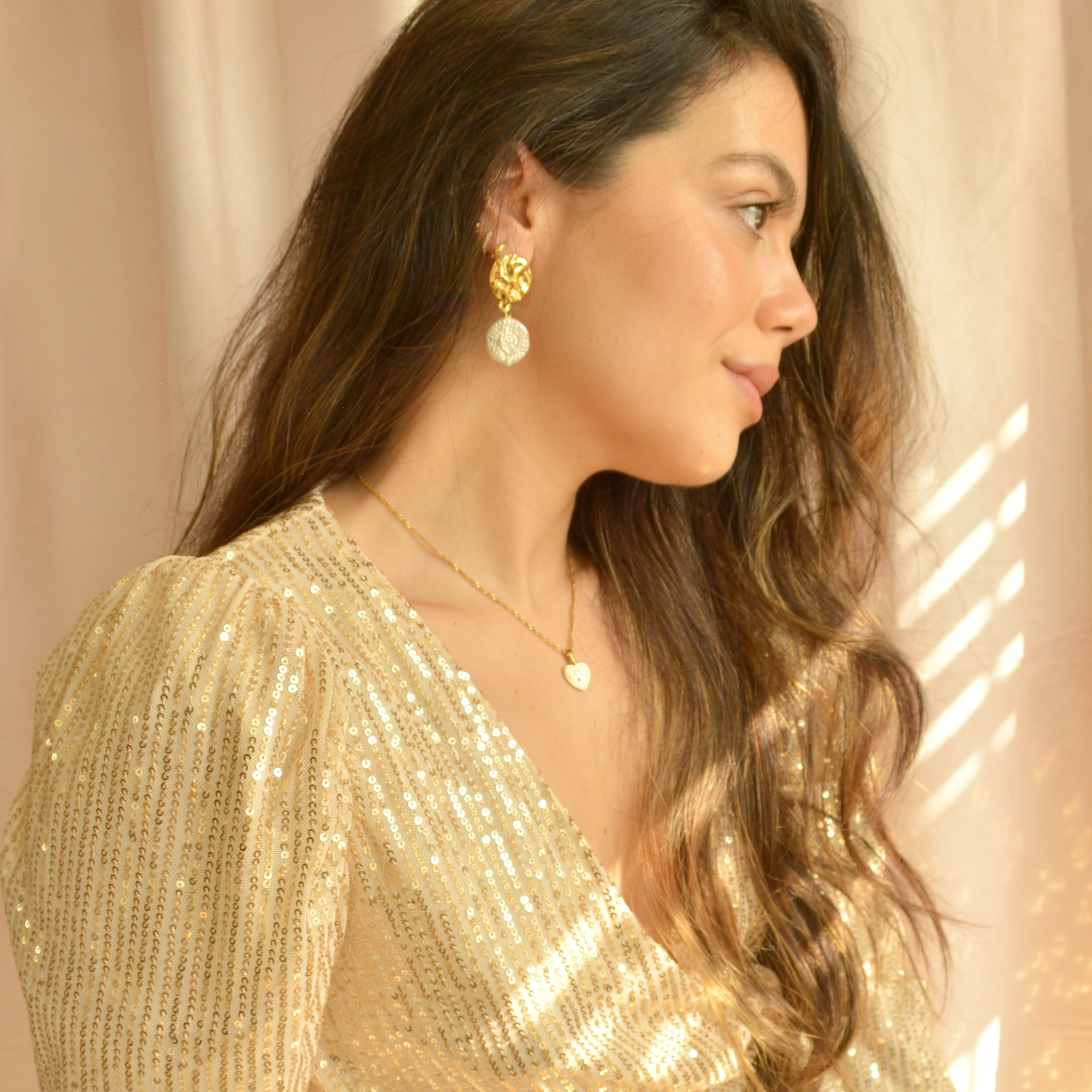 pearl earrings