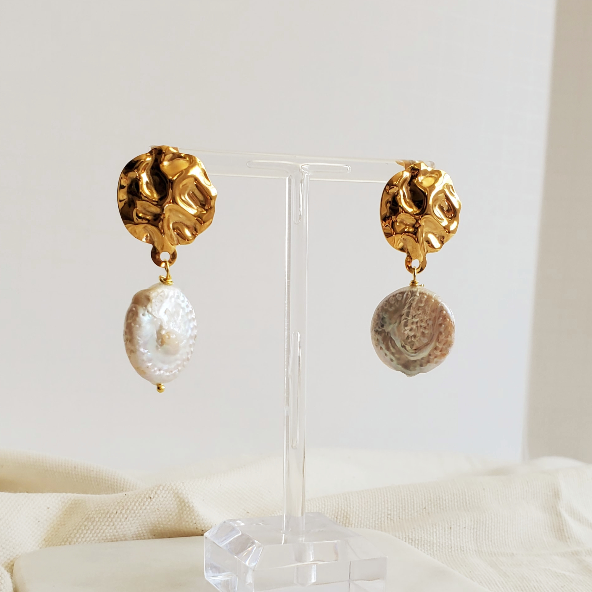 pearl earrings