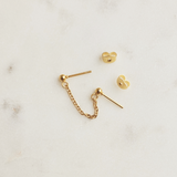 Double Piercing Earrings,