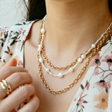 chunky gold necklace