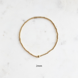 2mm 14k Gold filled Bracelet Set