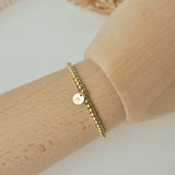 Gold Filled Bracelet with Disc