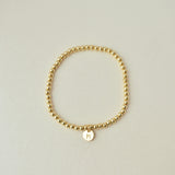 Gold Filled Bracelet with Disc