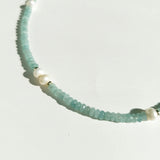 Aquamarine x Pearls Necklace