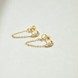 Cz Chain Earrings