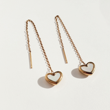 Heart Chain Earrings