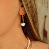 Heart Chain Earrings