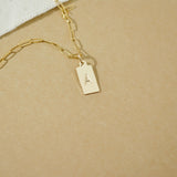 Initial Tag Necklace 1.2