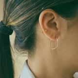 Hooked Hoop Earrings
