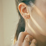 Hooked Hoop Earrings