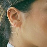 Hooked Hoop Earrings