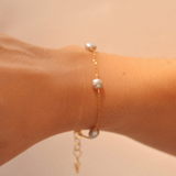 Lilac Loli Pearl Bracelet