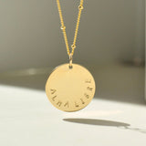 Name Disc Necklace