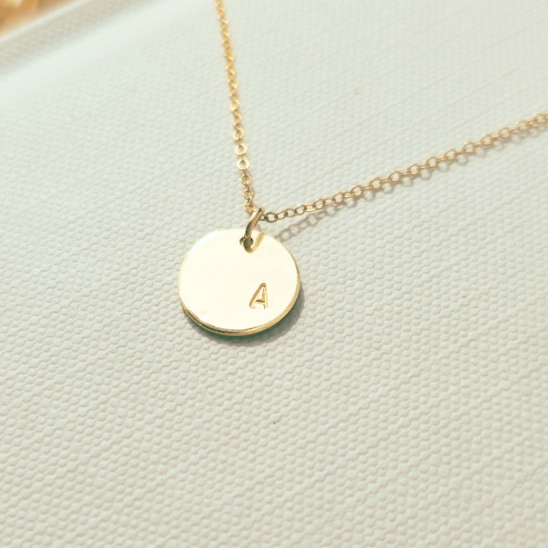 Personalized best sale disc necklace
