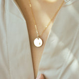 Personalized Disc Necklace 1/2"