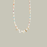 Colorful Personalized Pearl Necklace