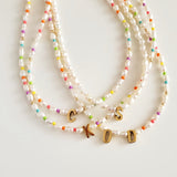 Letter & Rainbow Necklace