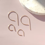 Hooked Hoop Earrings