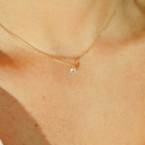 Solitaire Cz Necklace