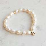 Pearl & Letter Bracelet