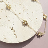 Gold Daisy Necklace