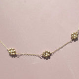 Gold Daisy Necklace