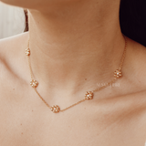 Gold Daisy Necklace