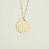 Name Disc Necklace