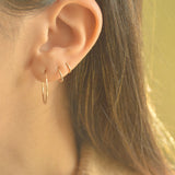 Swirl Hoop Earrings