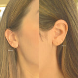 Swirl Hoop Earrings