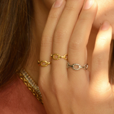 Gold and Silver Cuff Rings