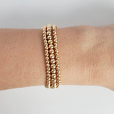Gold Beads Bracelet Set I
