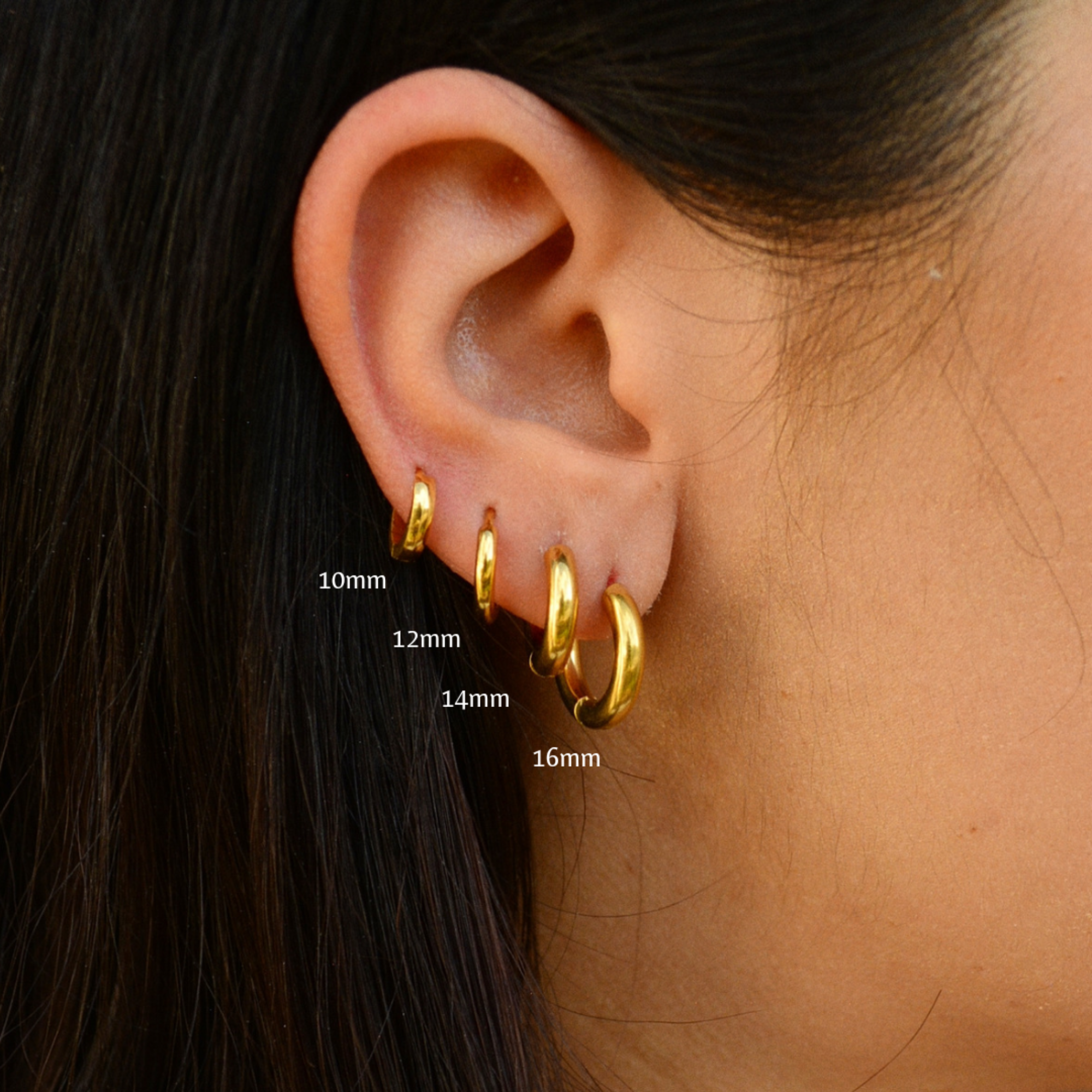 Gold Hoop Earrings