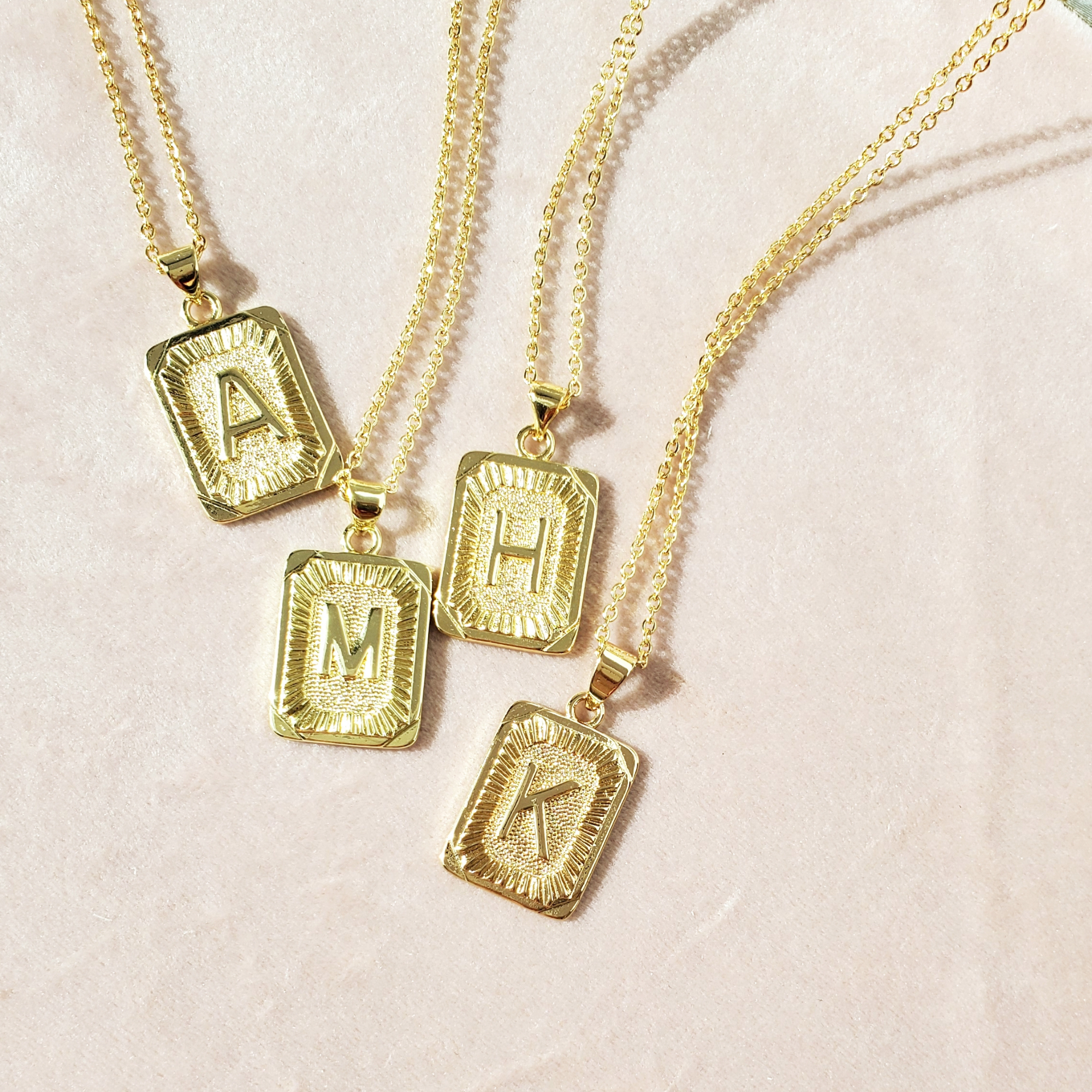 letter necklace