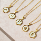 letter necklace