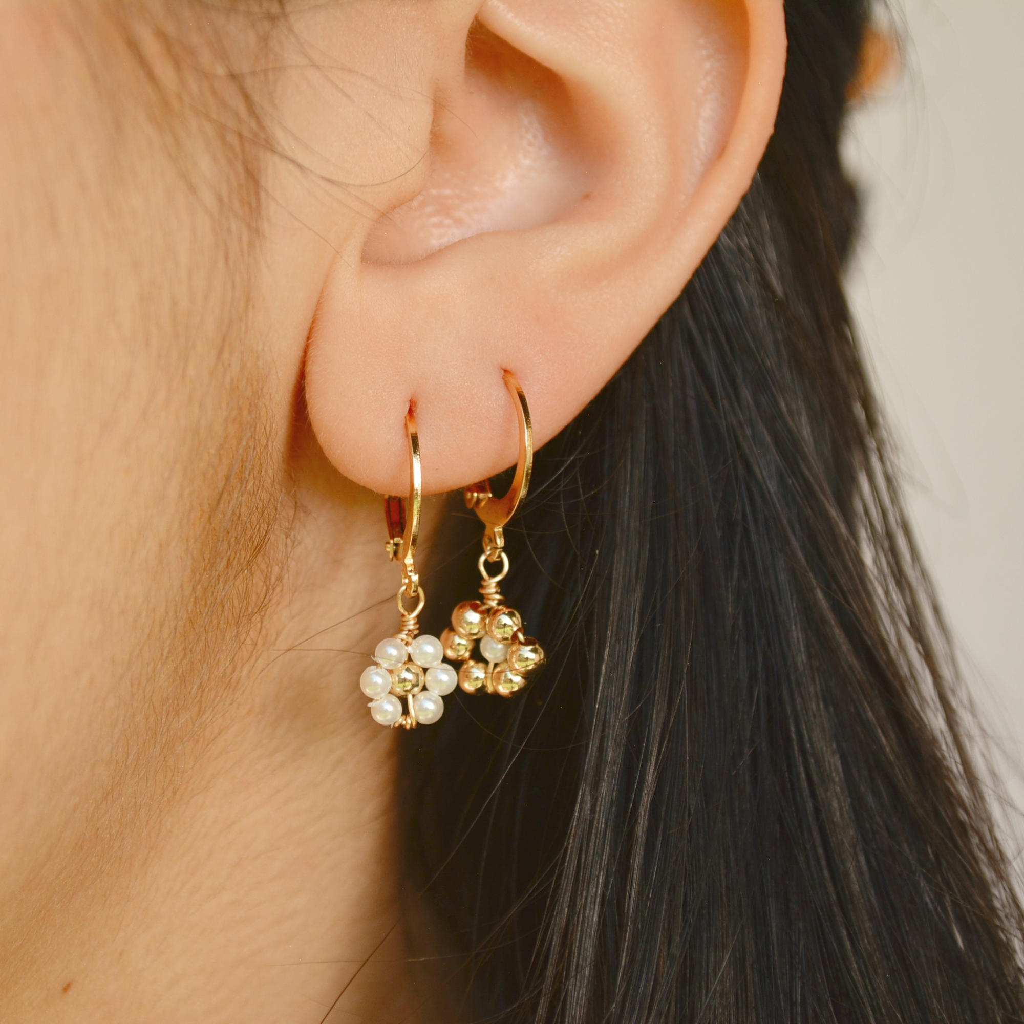 daisy earrings