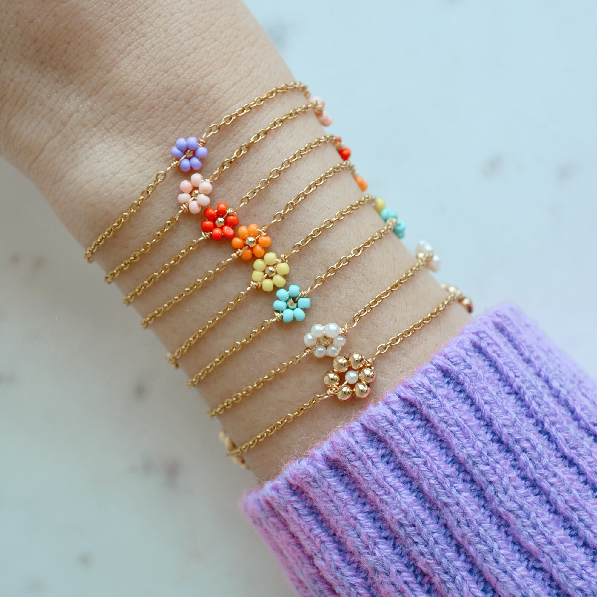 daisy bracelet 