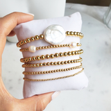 Baroque Pearl Beaded Bracelet