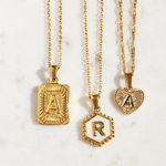 personalized initial necklace