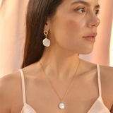 Bridal Pearl Teardrop Earrings