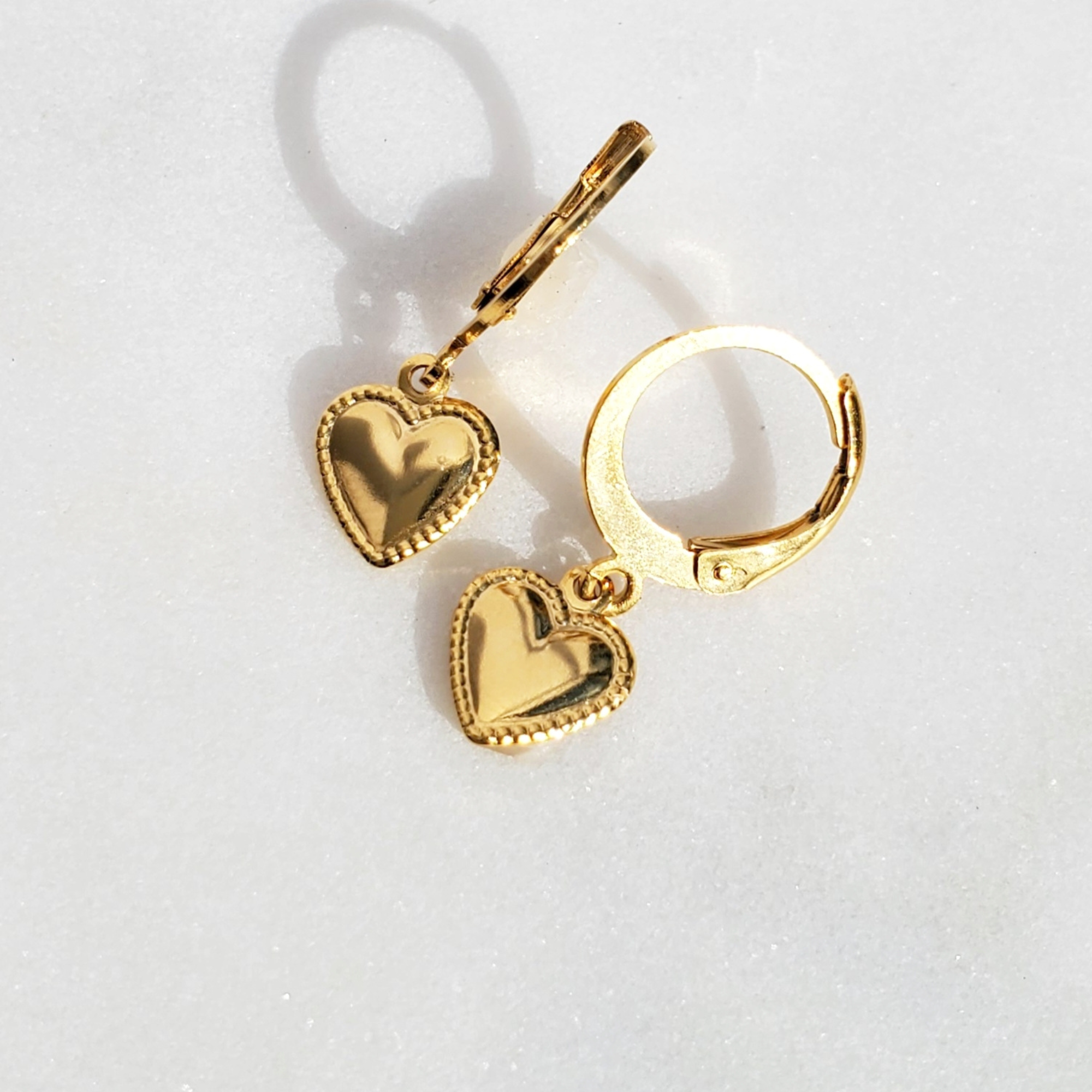 heart earrings