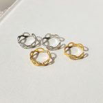 Gold and Silver Cuff Rings