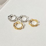 Gold and Silver Cuff Rings