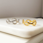 Gold and Silver Cuff Rings