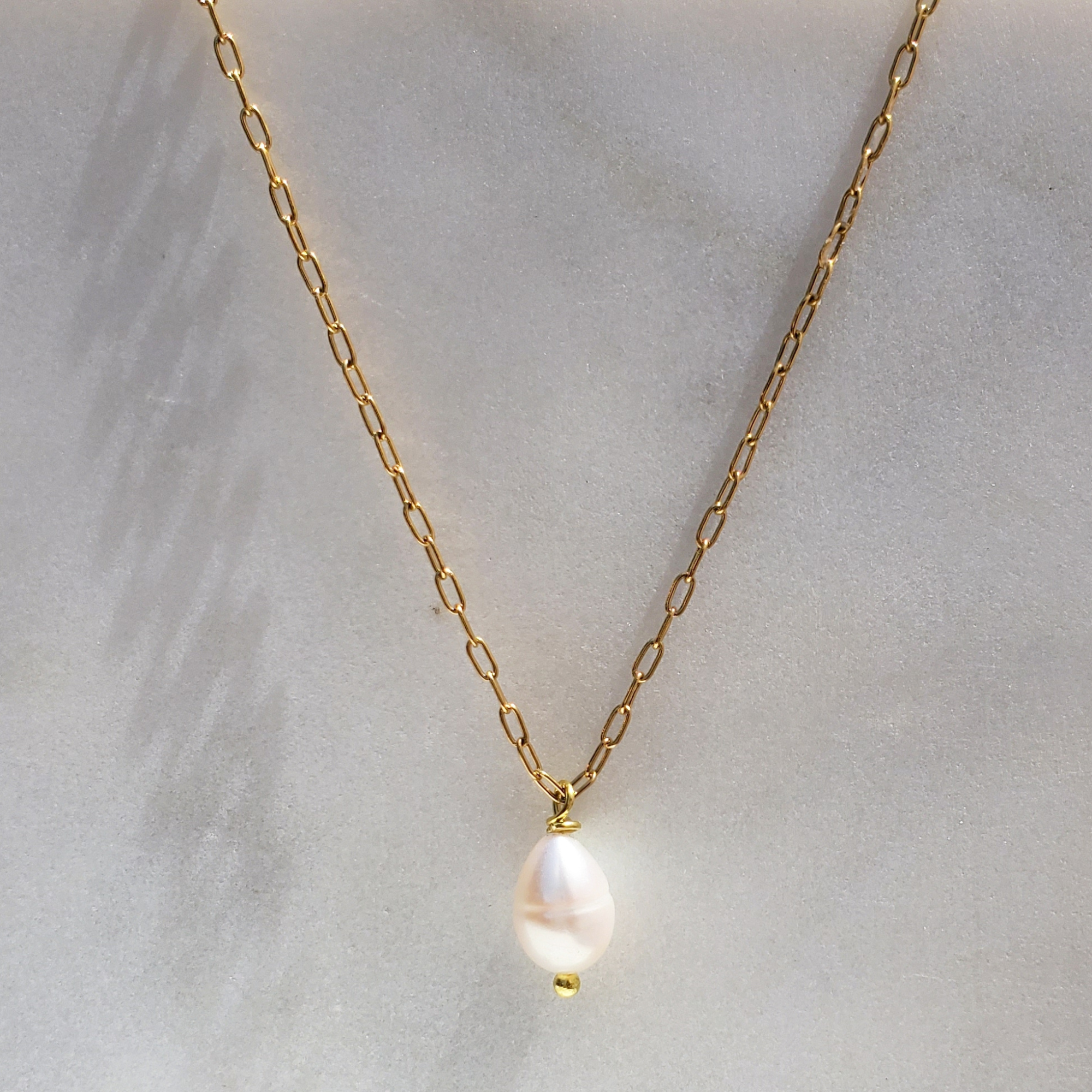 Pearl Drop Necklace for wedding,