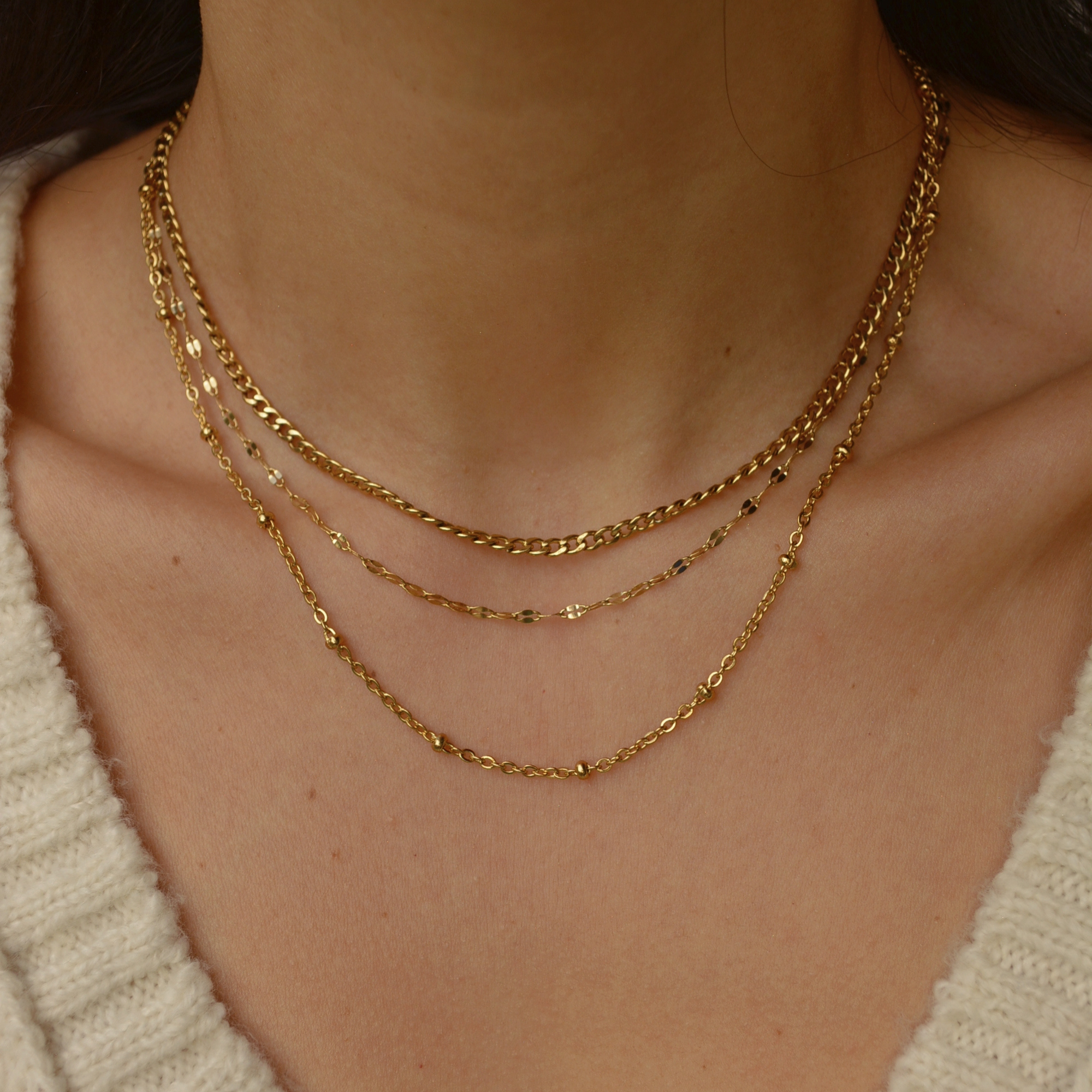 Gold Layering Necklace